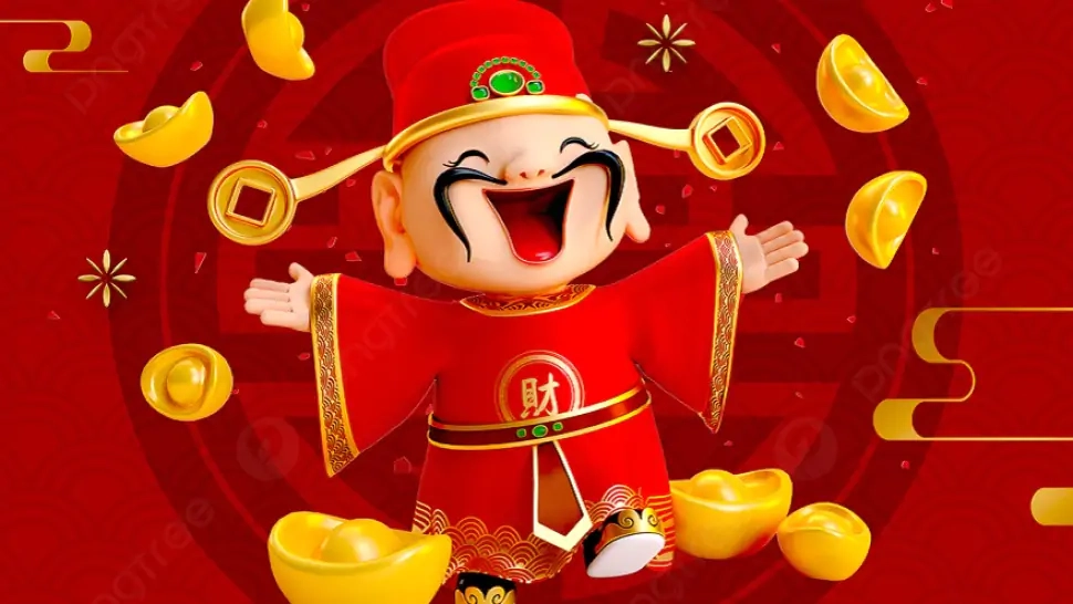 Avatar thần tài may mắn thu hút tài lộc dồi dào
