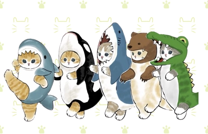 Dễ thương avatar cute mèo dành cho người yêu mèo