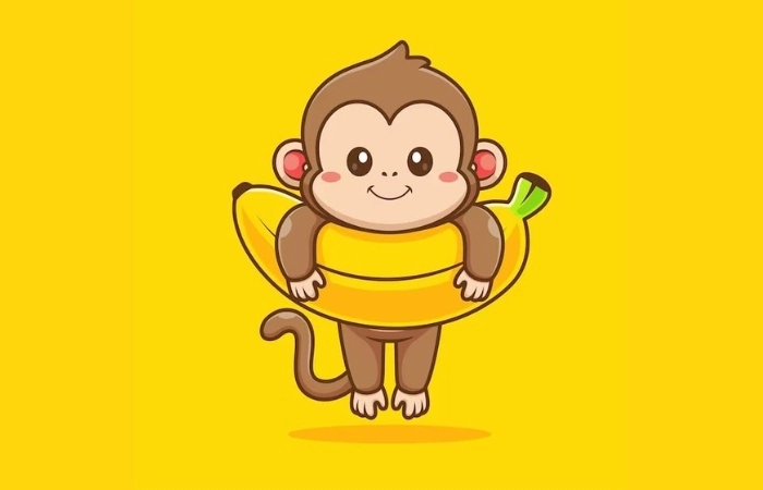 Avatar con khỉ dễ thương giúp tạo điểm nhấn đáng yêu