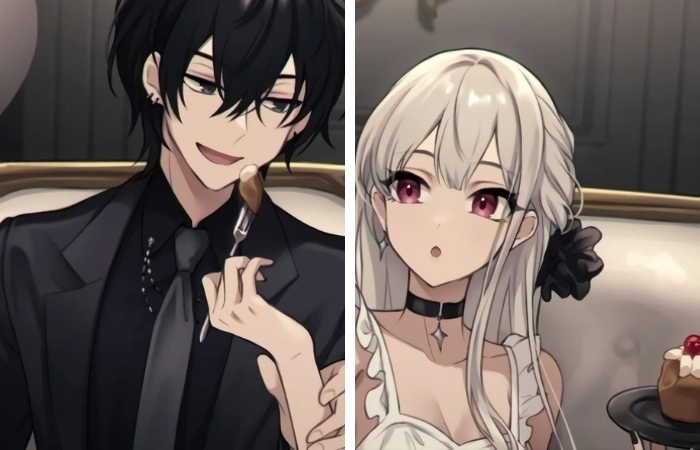 Cặp hình anime giúp trang cá nhân thêm phần thú vị