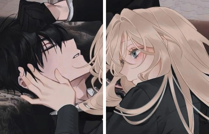 Hình ảnh anime cute cặp đôi giúp tài khoản thêm nổi bật