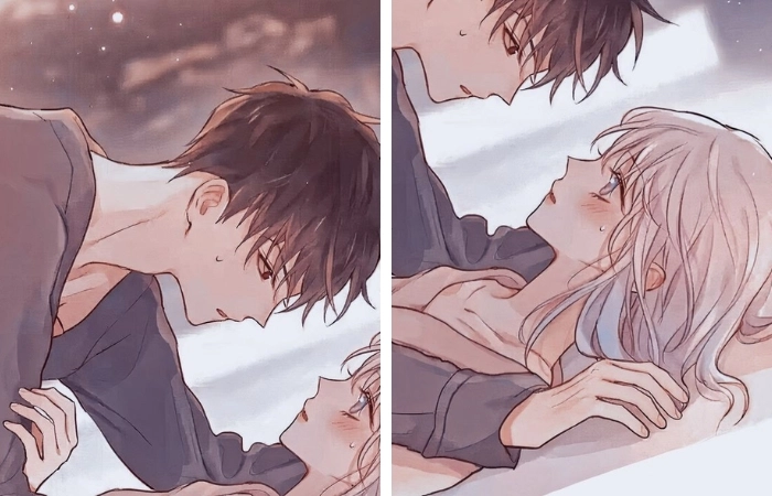 Anime cặp đôi cute với hình ảnh dễ thương, đáng yêu
