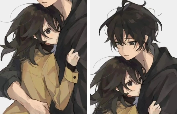 Hình anime cặp giúp trang cá nhân thêm phần đặc biệt