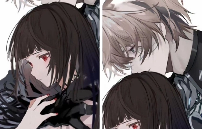 Hình anime cặp đôi dễ thương giúp thể hiện tình cảm đẹp