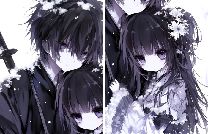 Cặp anime ngầu giúp trang cá nhân thêm phần độc đáo