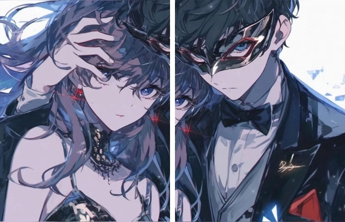 Hình ảnh anime ngầu cặp đôi dành cho những ai yêu thích sự phá cách