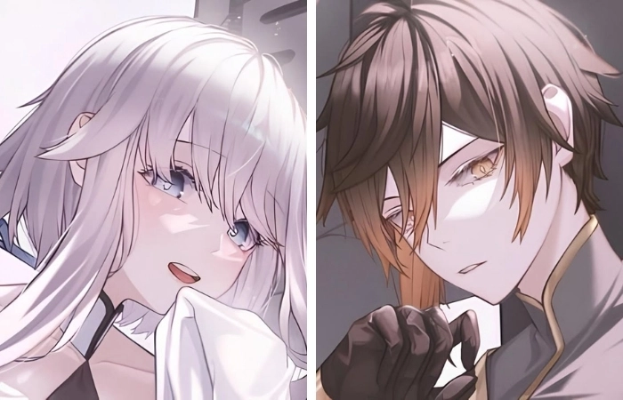 Ảnh cặp anime giúp thể hiện tình yêu trong thế giới hoạt hình