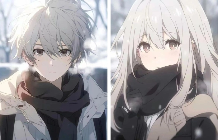 Ảnh cặp anime dễ thương giúp gắn kết hai tâm hồn