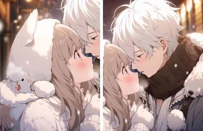 Anime ảnh cặp giúp thể hiện phong cách đáng yêu, cá tính