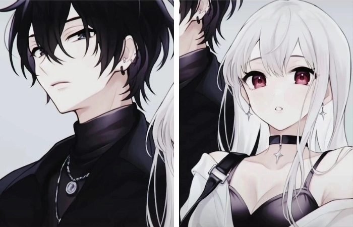Ảnh anime ngầu cặp đôi dành cho những ai yêu thích cá tính mạnh