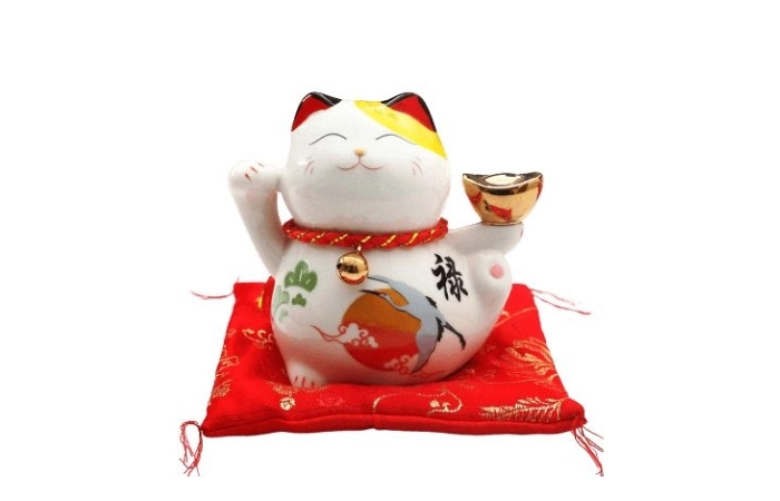 Mèo thần tài cute với thiết kế dễ thương, phù hợp mọi không gian