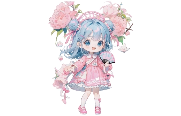 Hình anime nữ chibi tạo dấu ấn độc đáo và đáng nhớ