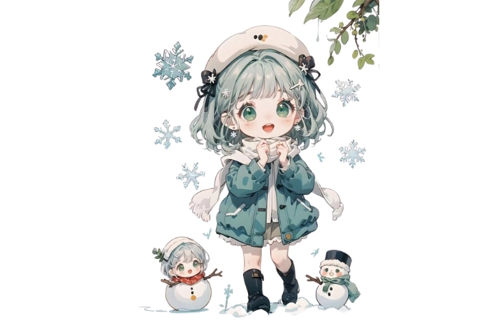 Hình anime nữ cute chibi mang đến phong cách tươi vui, dễ thương