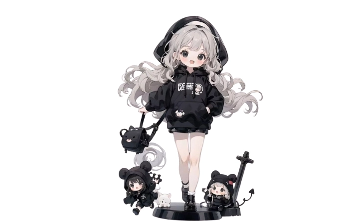 Ảnh chibi nữ ngầu thể hiện nét cá tính và phong cách riêng biệt