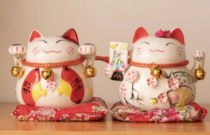 Thần tài mèo giúp gia chủ thu hút tiền bạc và thành công