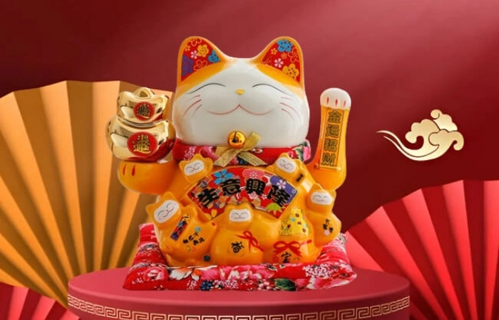 Phong thủy mèo thần tài giúp thu hút năng lượng tích cực