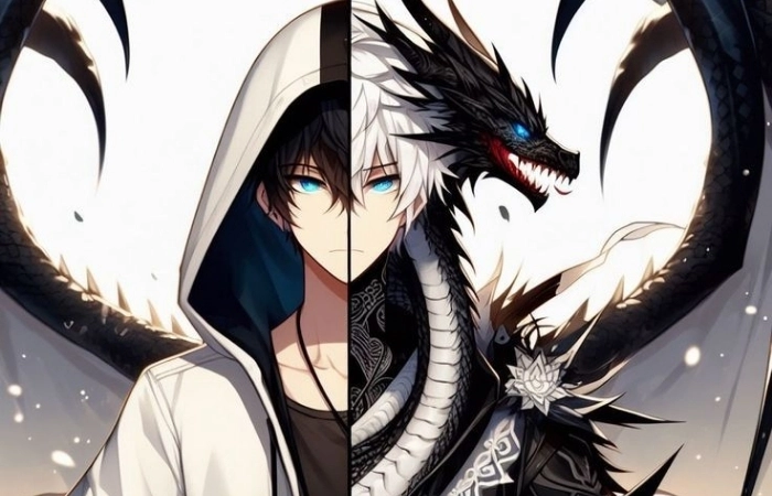 Ảnh đại diện anime nam ngầu thể hiện phong cách mạnh mẽ, bí ẩn