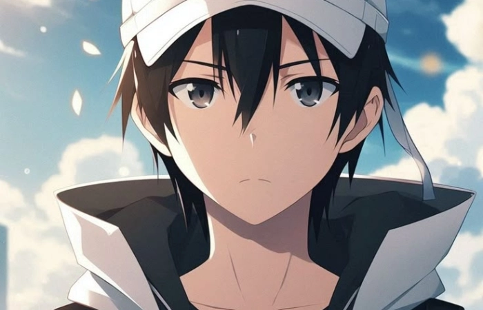 Anime nam kirito mang phong cách chiến binh mạnh mẽ, quyết đoán