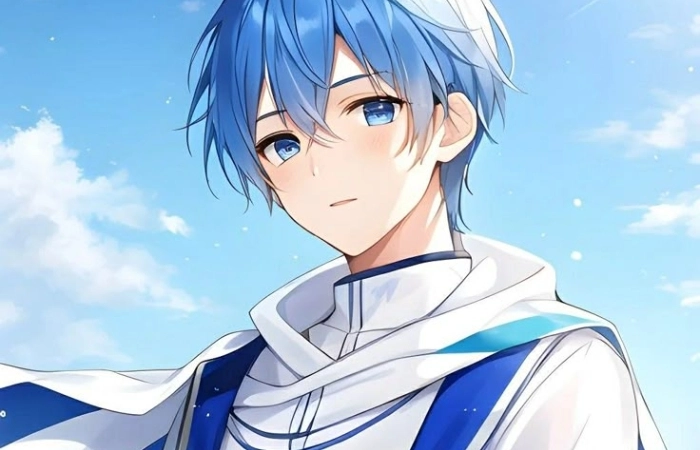 Anime màu xanh dương nam mang đến cảm giác nhẹ nhàng và cuốn hút