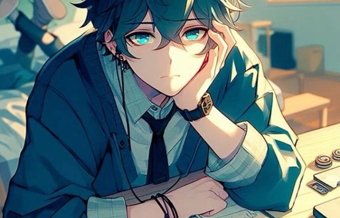 Anime học sinh nam mang đến nét tinh nghịch, đáng yêu