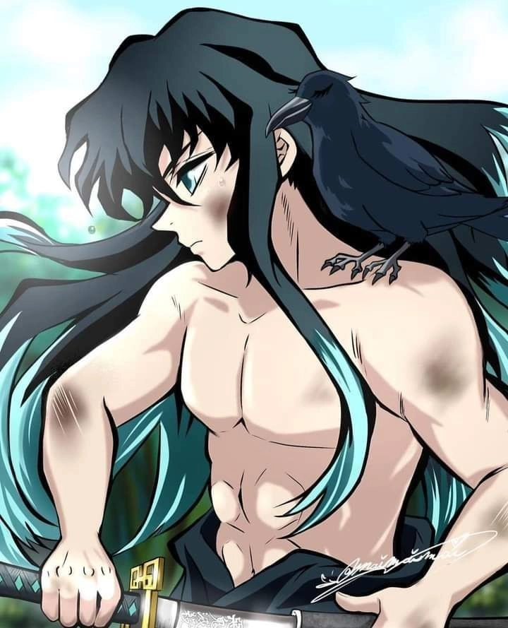 Muichiro cosplay 6 múi phong cách kiếm sĩ
