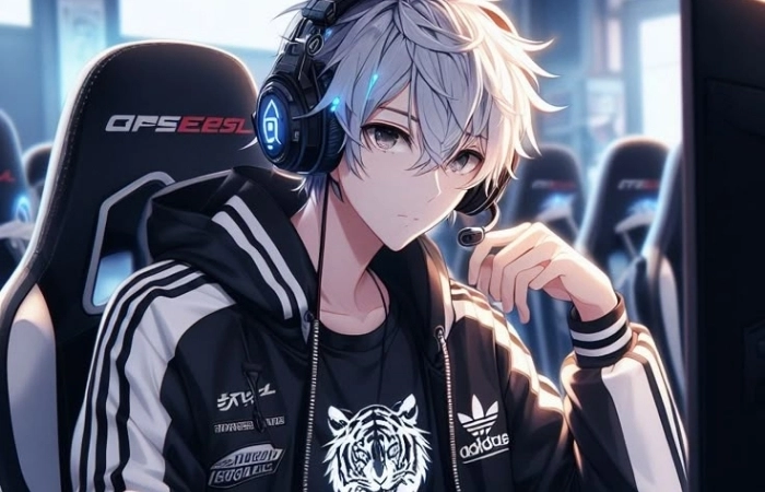 Avatar nam ngầu anime thể hiện phong cách mạnh mẽ