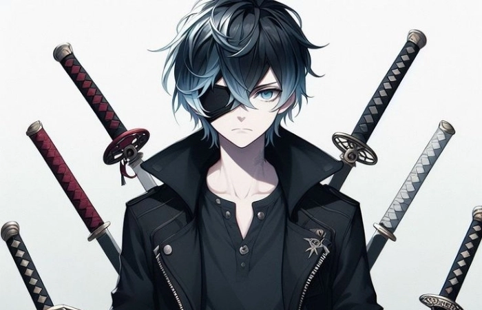 Hình avatar anime nam ngầu thể hiện phong cách độc đáo