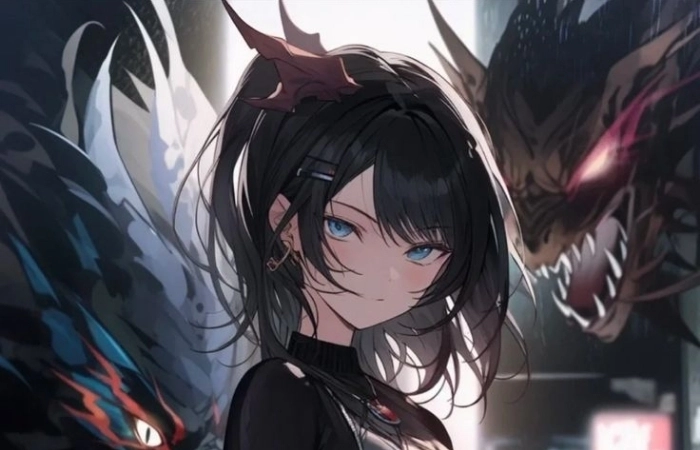 Avatar ảnh anime ngầu nữ giúp bạn thêm phần cá tính