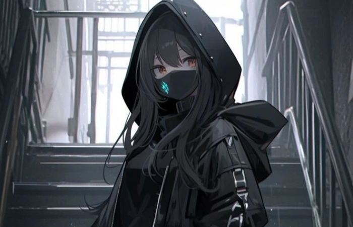 Avatar anime ngầu nữ thể hiện sự mạnh mẽ đầy cuốn hút