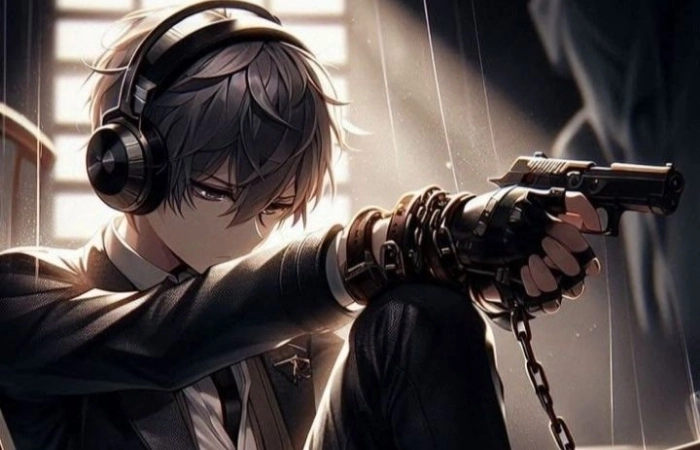 Ảnh avatar anime ngầu nam phù hợp với những ai yêu thích phong cách mạnh mẽ