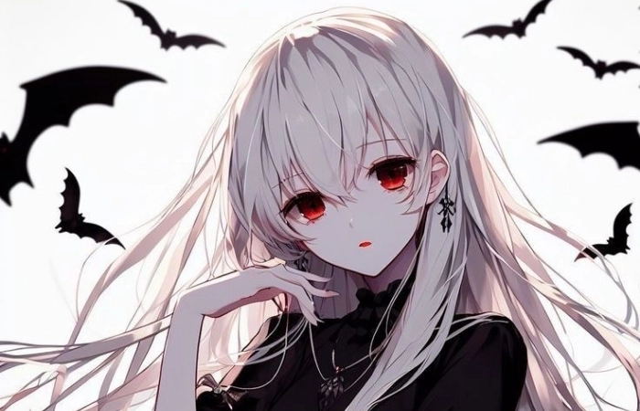 Avatar anime nữ ngầu lòi thể hiện sự tự tin và cá tính