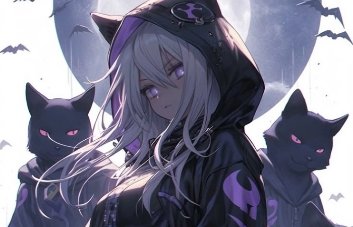 Avatar đẹp nữ anime phù hợp với những ai yêu thích sự cá tính