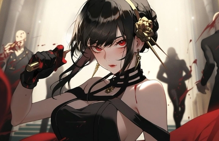 Hình avatar anime nữ cute thể hiện sự dễ thương, đáng yêu