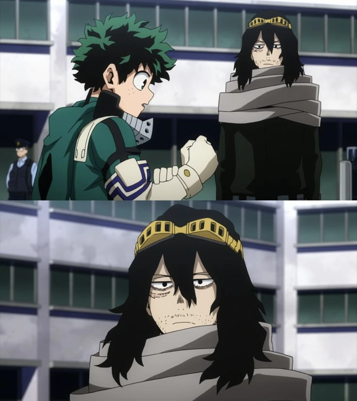 Aizawa x Midoriya sự tôn trọng giữa thầy giáo nghiêm khắc và học trò kiên trì