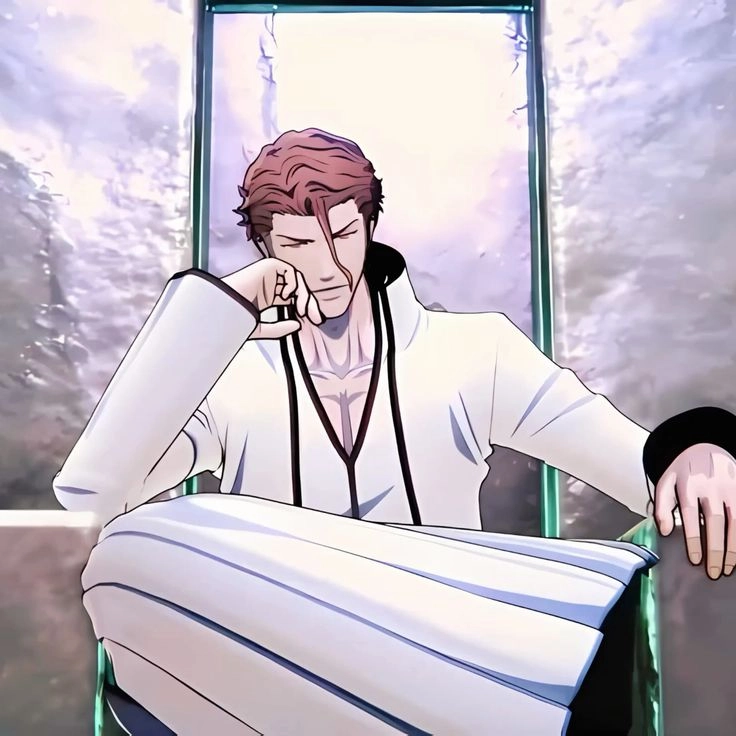 Aizen Sosuke appearance phong thái điềm tĩnh nhưng đầy nguy hiểm