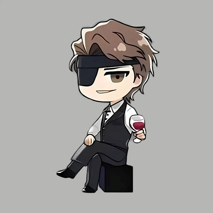 Aizen Sosuke chibi hình ảnh đáng yêu nhưng vẫn toát lên thần thái bá đạo