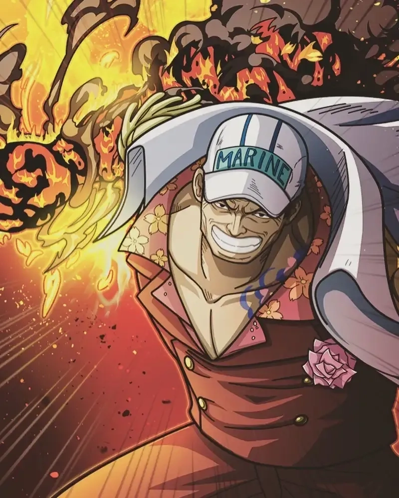 Akainu vs Kaido trận chiến giữa sức mạnh của hải quân và tứ hoàng