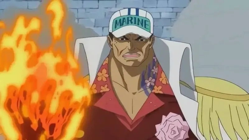 Akainu Manga hình ảnh của Akainu trong bộ manga One Piece