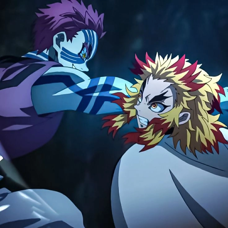 Rengoku x akaza đối thủ không đội trời chung