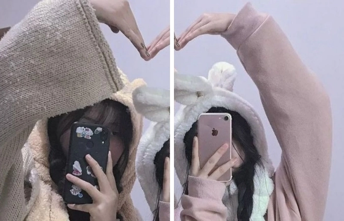 Đáng yêu hơn với avatar đôi cho bạn thân nữ cute