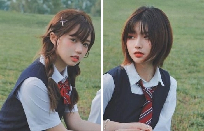 Thực tế hơn với avatar đôi bff người thật nữ