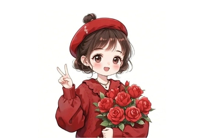 Đầy màu sắc với avatar hoạt hình nữ cực đẹp