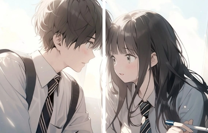 Ảnh đôi anime cute giúp bạn thêm phần đáng yêu
