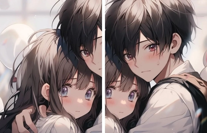 Avatar ảnh anime đôi cực chất cho cặp đôi