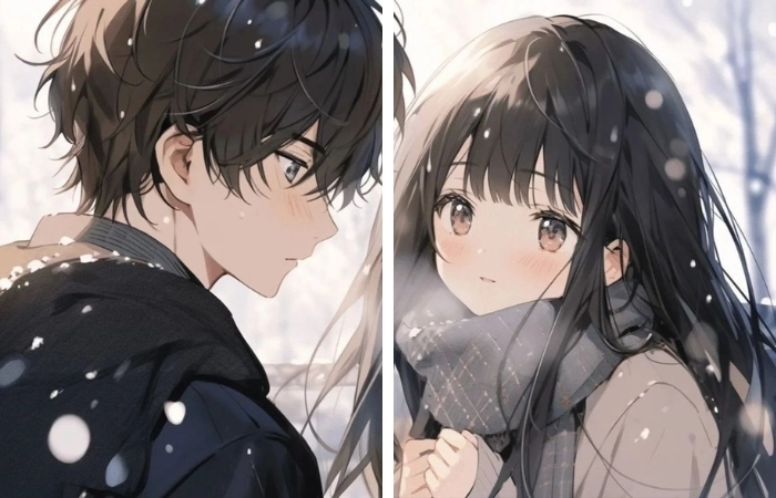 Avatar anime cặp giúp bạn thể hiện tình cảm