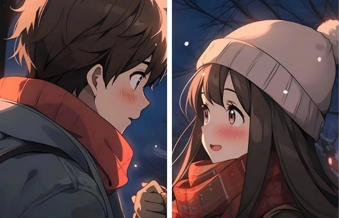 Avatar cặp anime cute siêu hot ai cũng thích