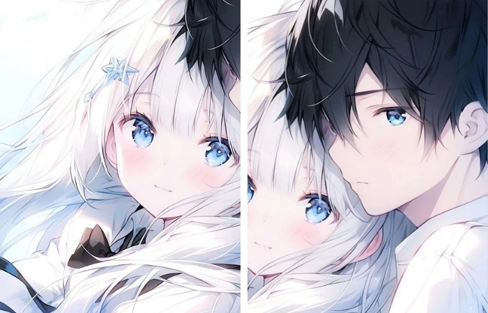 Ảnh anime cặp đôi cute siêu dễ thương