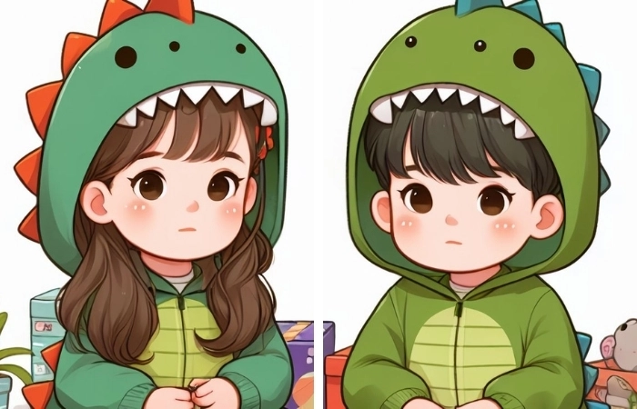 Hình cặp cute siêu đáng yêu dành cho bạn