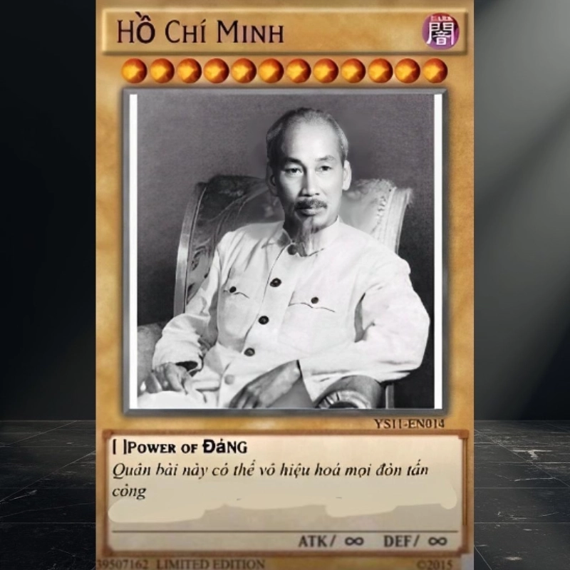 Hình ảnh lá bài meme đẹp mắt, thích hợp cho người chơi sưu tập