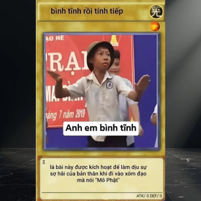 Bí ẩn đằng sau lá bài meme cấm, liệu bạn có dám sử dụng